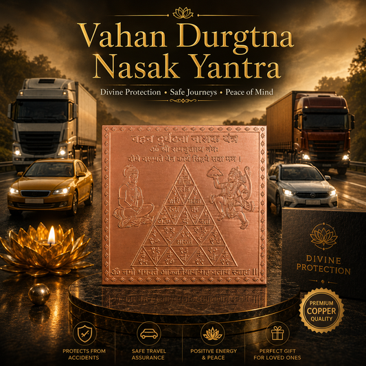 Vahan Durghatna Nashak Yantra – Divine Protection for Safe Travels & Vehicle Safety