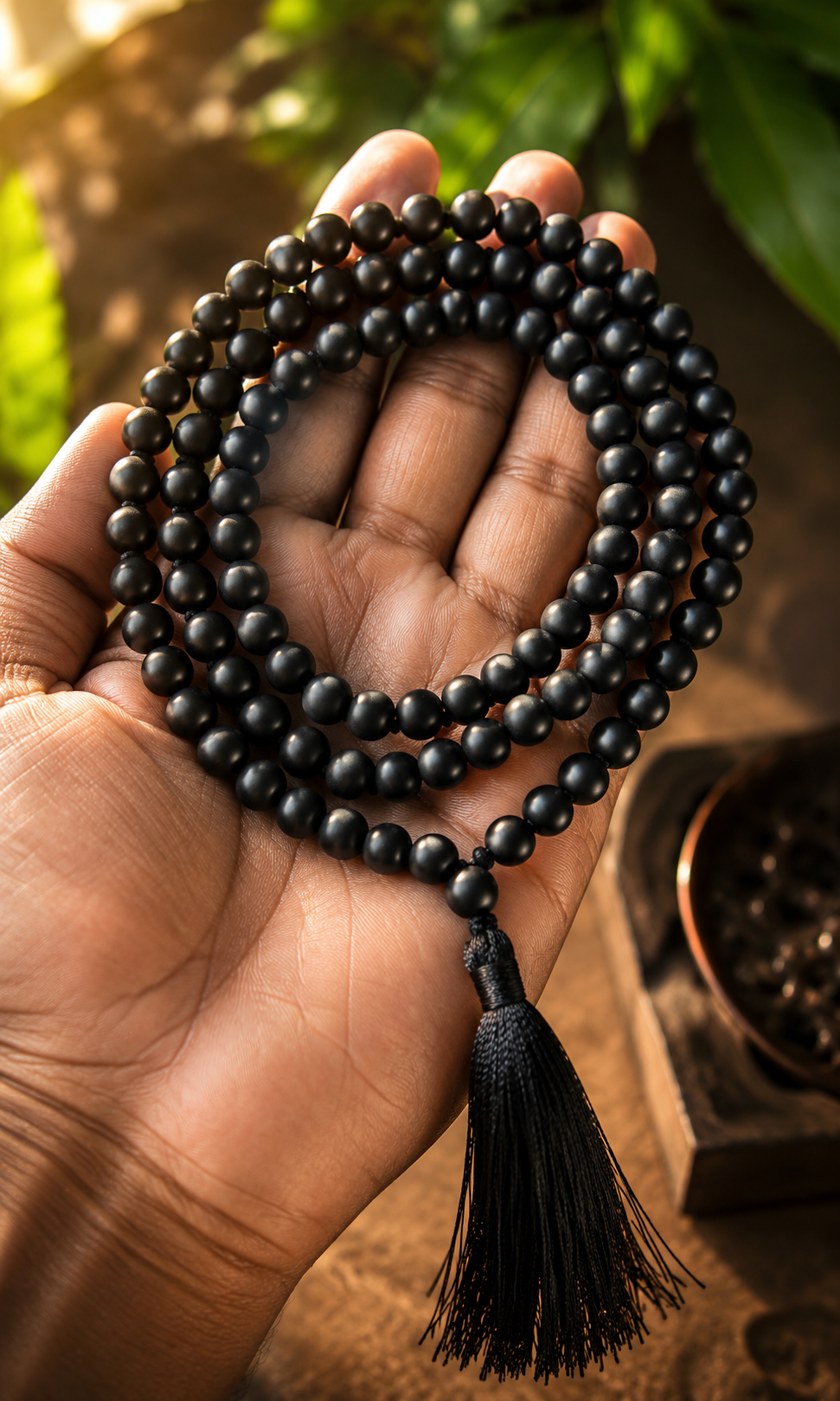 Shaligram Mala – Divine Form of Lord Vishnu | Attract Wealth, Prosperity & Positive Energy