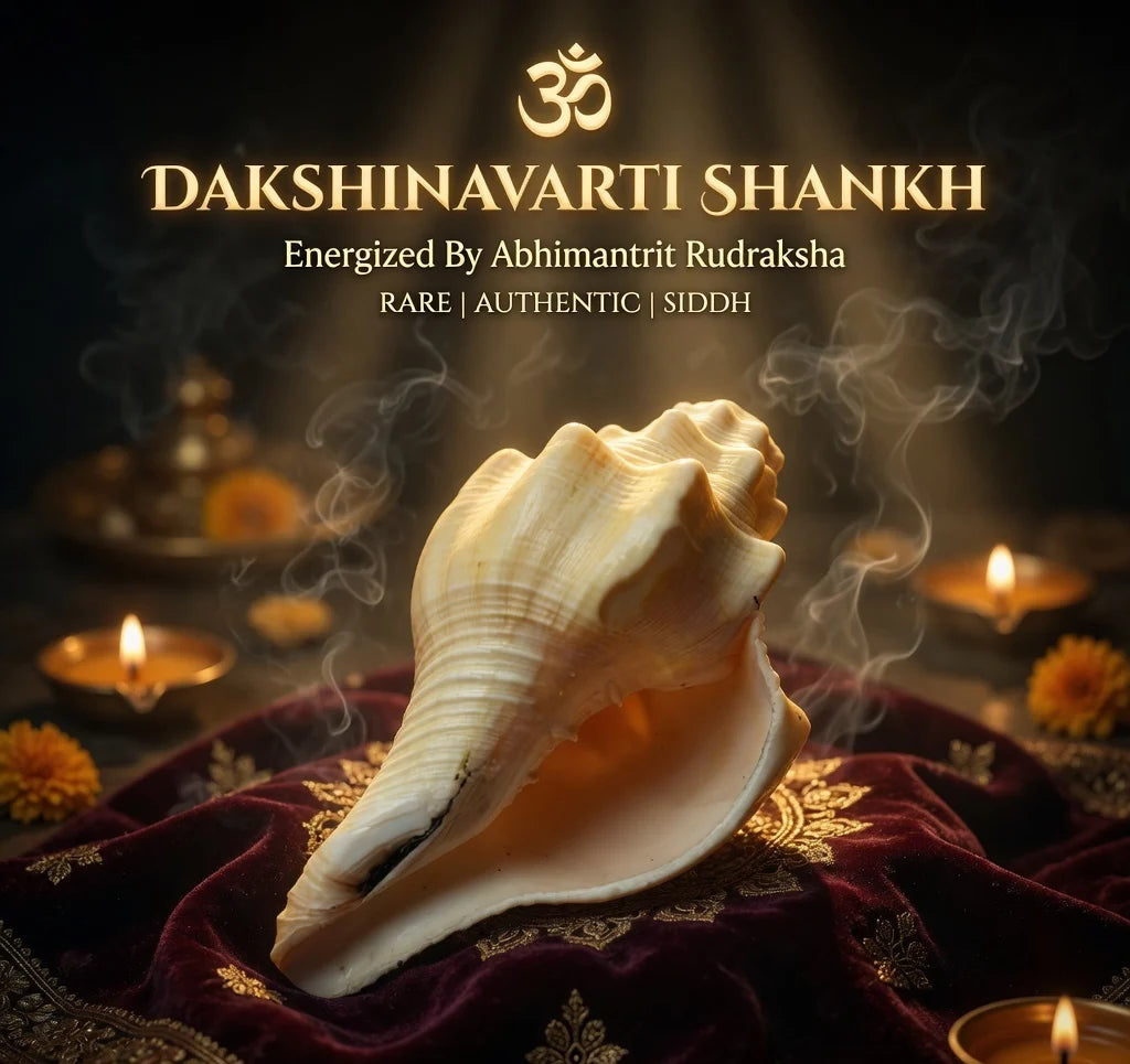 Dakshinavarti Shankh – Maa Lakshmi ka Favourite, Ghar me laaye Dhan, Samriddhi & Positive Energy! (6 inches )