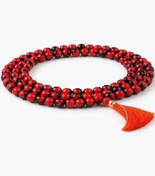 Premium Lal Gunja Mala (108 Beads) | Sacred Prayer &nbsp;Mala for Prosperity, Protection &amp; Spiritual Growth